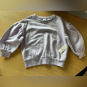 GAP Kids Lavender Puff Sleeve Top
